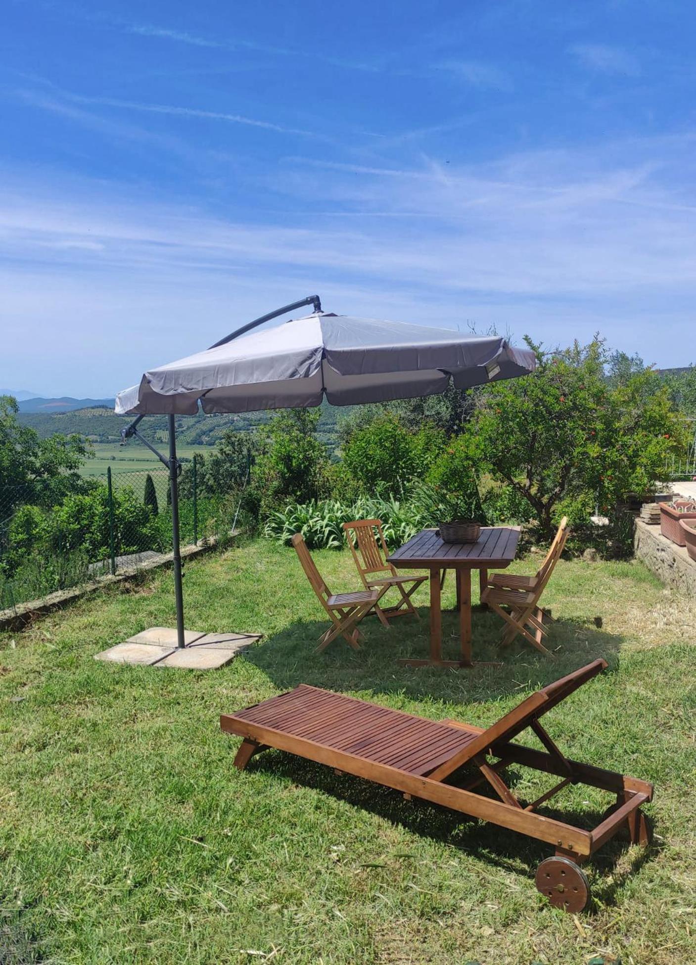 Villa Panoramica Garden Bike Massa Marittima Exteriér fotografie